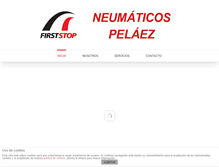 Tablet Screenshot of neumaticospelaez.com